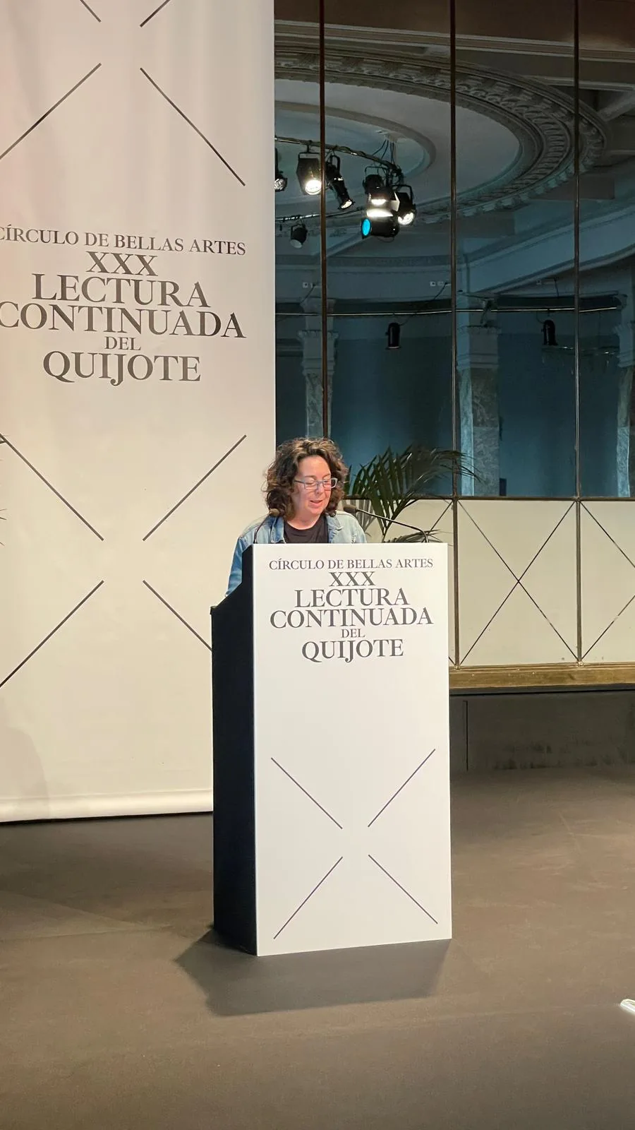 Imagen del archivo histórico · Lectura del Quijote